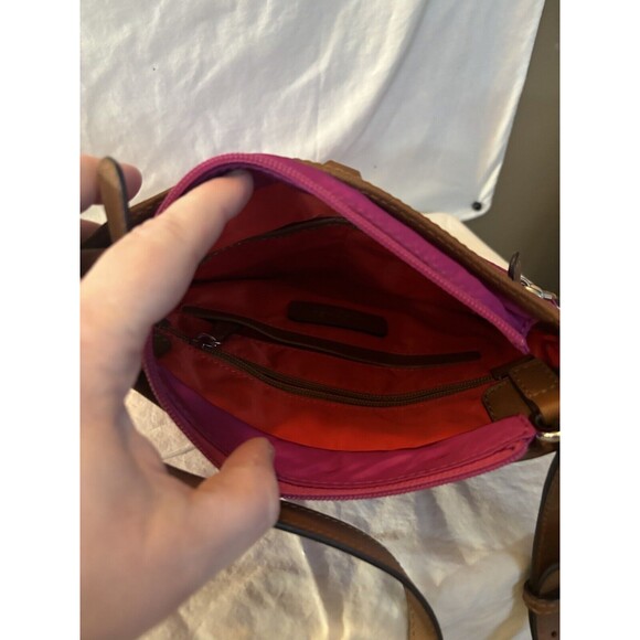 Michael Kors Kenton Crossbody Pink Nylon Tote - Picture 4 of 14